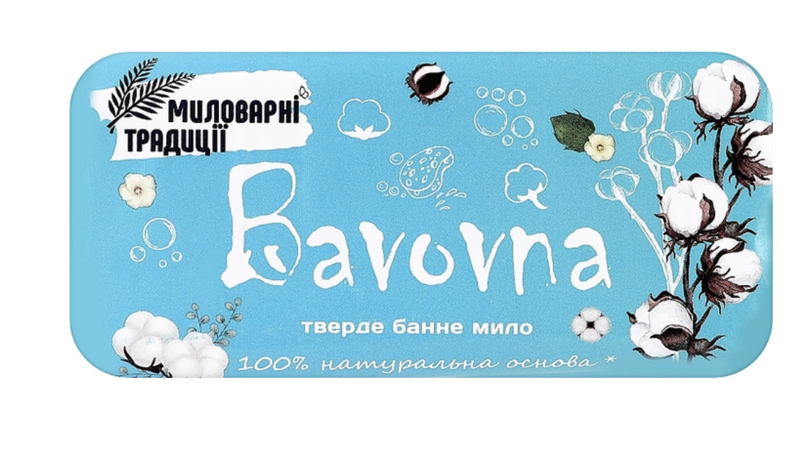 Мило туалетне тверде Миловарені традиції Банне Бавовна 140г